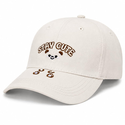 Stay Cute 100% Cotton Baby Cap — Kids Cotton Adjustable Cap — Light and Comfortable Baby Hat — Boys and Girls Everyday Cap — N-Welt