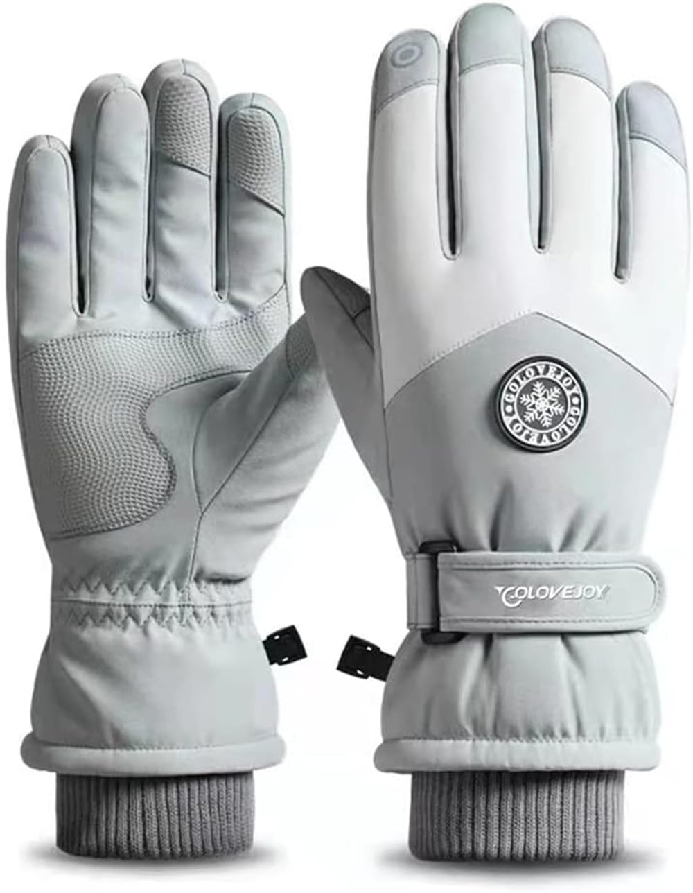Bukela Winter Ski Gloves, Waterproof and Windproof Touchscreen Snow Gloves for Men Women Anti-Slip Snowboard Warm Winter for Cold Weather Perfect Thermal Protection 1 Pair