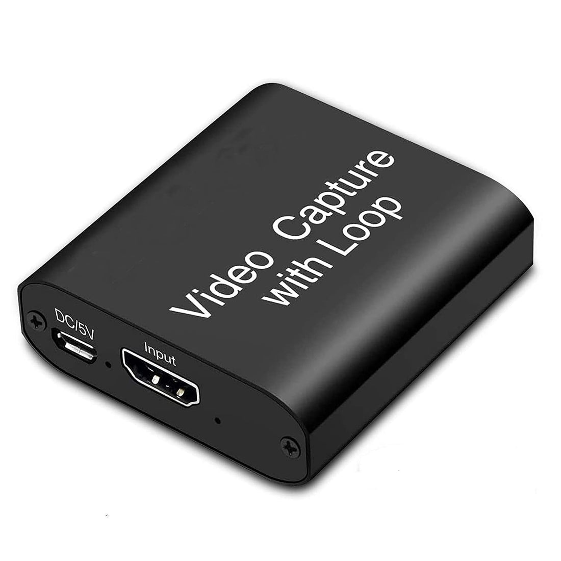 DEGY Video HDMI Capture Card with Loop Out, 1080P Audio Video Game Capture Converter Support 4K Input 1080p Output for PS3 PS4 Xbox Wuli Live OBS Stream and Recorder