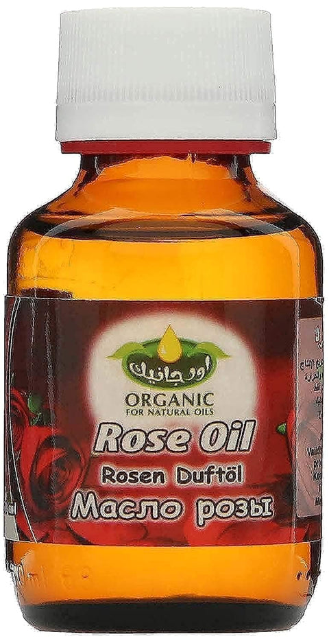 Organic Body Massage Rose Oil, 60 ml
