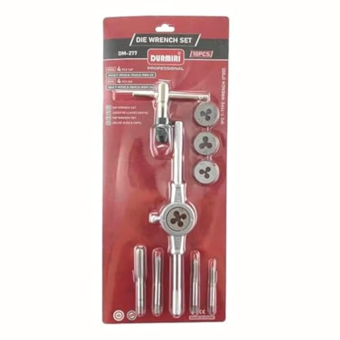 DURMIRI Die Wrench & Tap Set - 10 Pieces