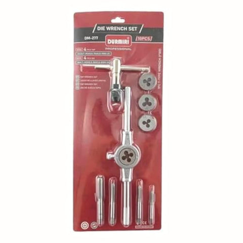DURMIRI Die Wrench & Tap Set - 10 Pieces