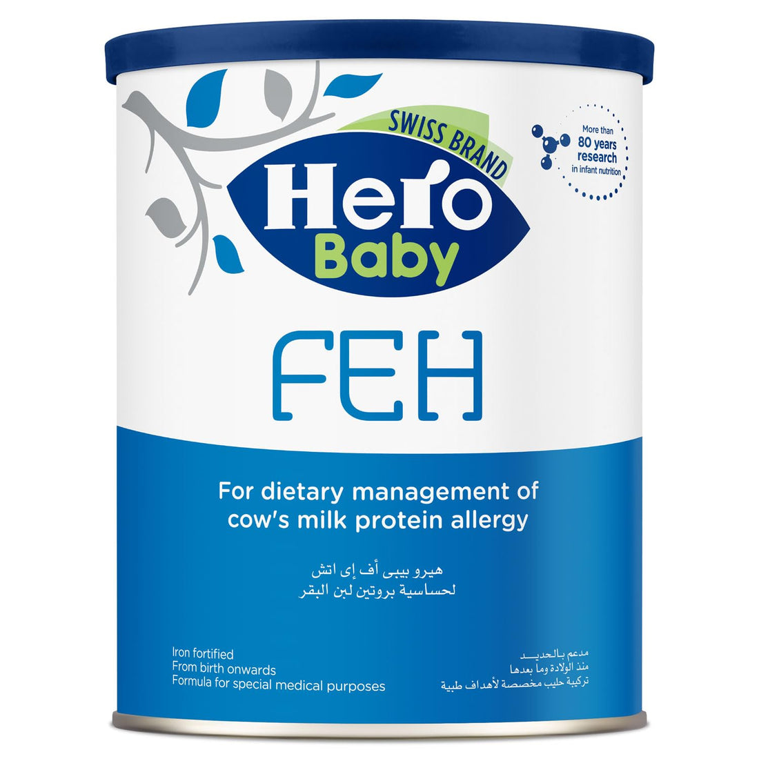 Hero Baby FEH Formula Milk - From Birth to 12 Months, 400 gm
