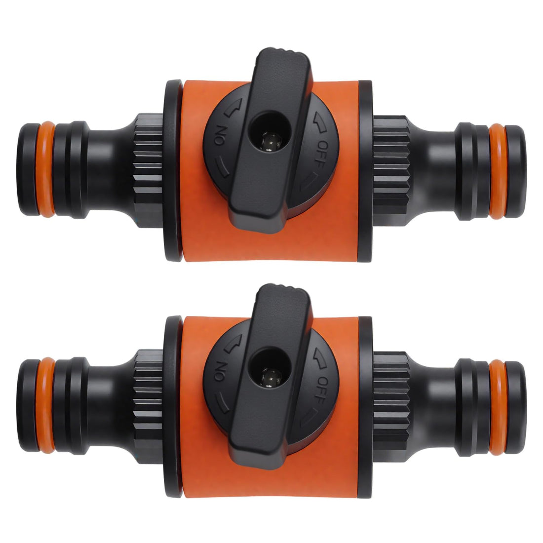 2 PCS Quick Release Hose Connectors and Fittings In-Line Shut-Off Valve for Hozelock Tap Connector Garden Hose Pipe Pacifier Valve Shut Off Valves