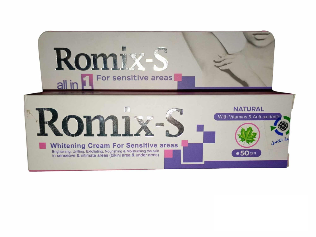 " Romix-S " Whitening Sensitive Areas (Underarm & Bikini Area) Natural 50 gm - Al Shabrawini Pharmacy