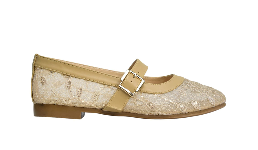 Lace Ballerina Shoes For Outdoor And Occasions