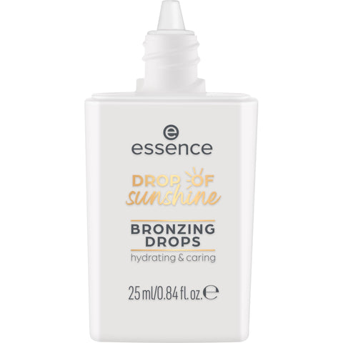 essence Drop of Sunshine Bronzing Drops, Bronzer, Brown, Moisturising, with Vitamins, Nourishing, Natural, Radiant, Vegan, Oil-Free, Paraben-Free, No Microplastic Particles, Pack of 1 (25 ml)