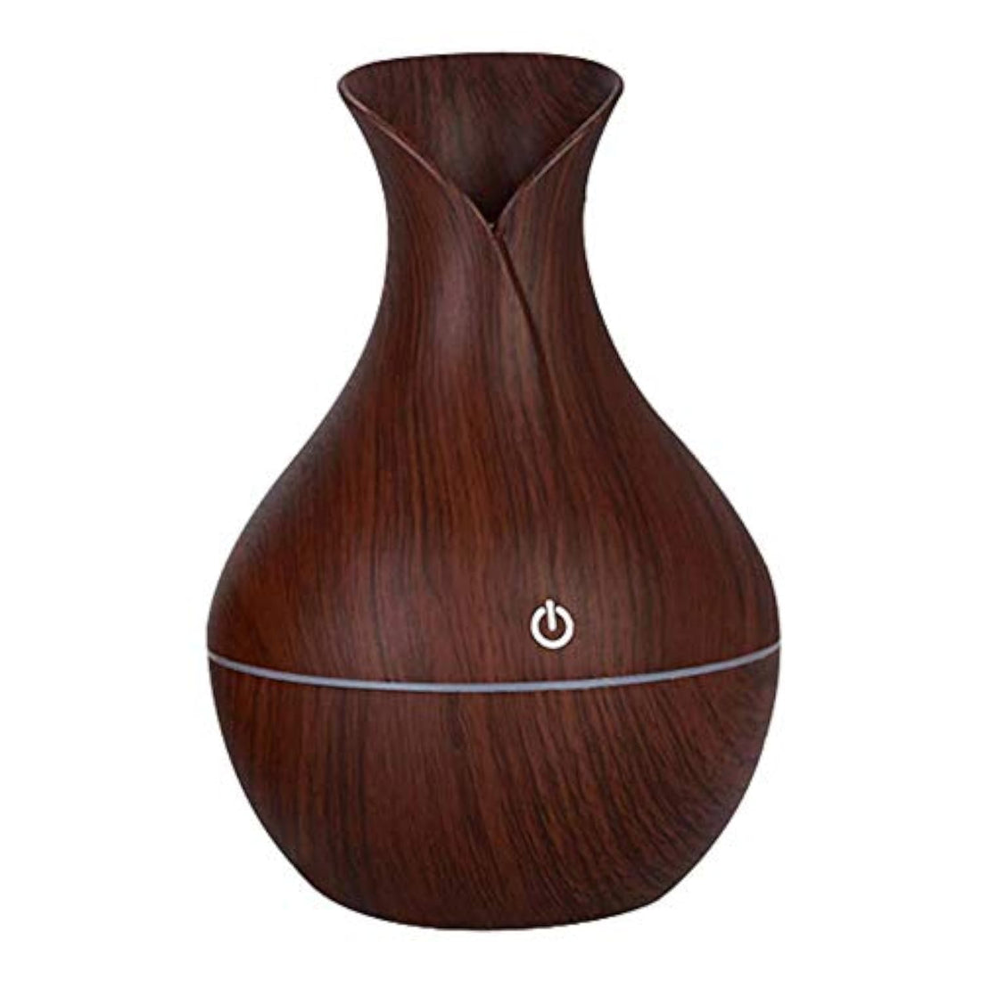 Negative Ion Atomization Humidifier, Small Vase Mini Quiet Home Office Usb Humidifier Bottom Anti Slip Rubber Pad, 130ml, Yellow, Brown