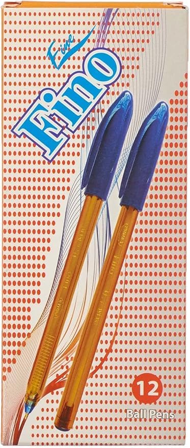 Pack of Prima Fino Pens Blue 12 Pens