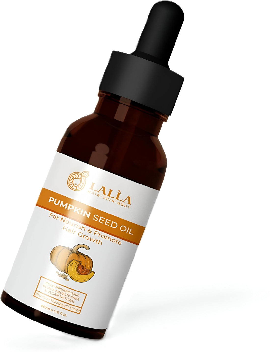 Pumpkin Seed Oil - Transform your hair care routine with natural pumpkin seed oil, rich in nutrients to stimulate hair follicles and fight hair loss while providing deep hydration to your skin.