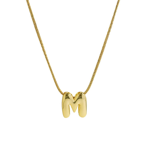 Dainty Letter - Cute name necklaces for women featuring trendy personalized pendant jewelry designed as a perfect gift for her special day celebration