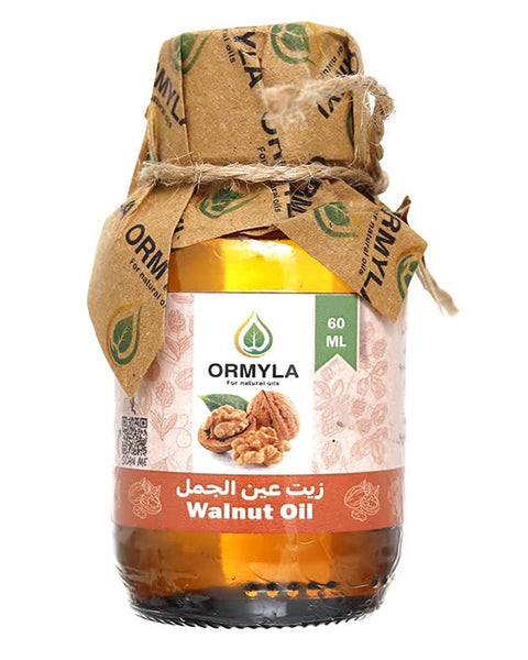 Ormyla Raw Virgin Walnut Eye Oil for Hair, Skin and Body, 60 ml