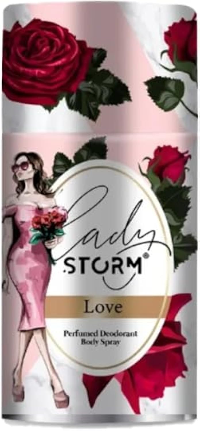 ‎Storm Love Perfumed Deodorant Body Spray for Women 250 ml