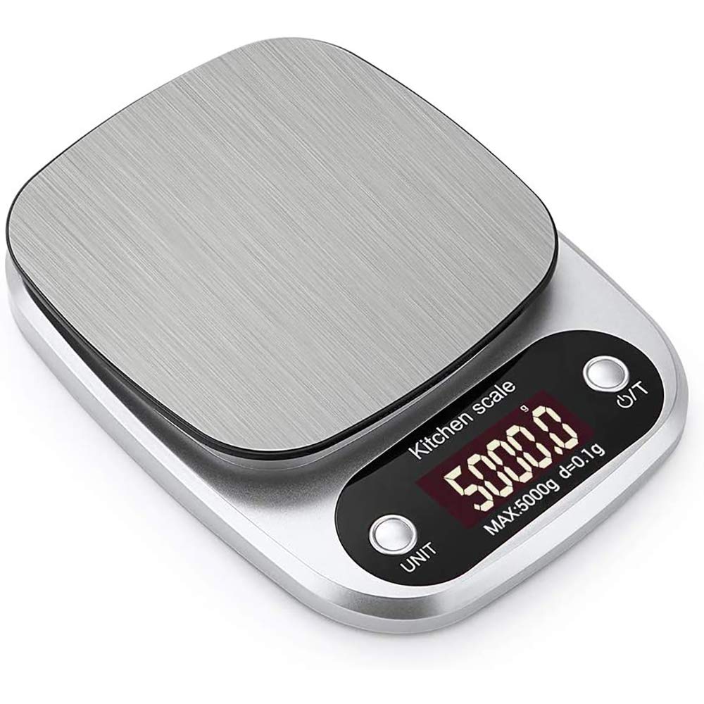 Rophie Digital Kitchen Scale 5kg Kitchen Weighing Food Scale for Baking Cooking (5kg)