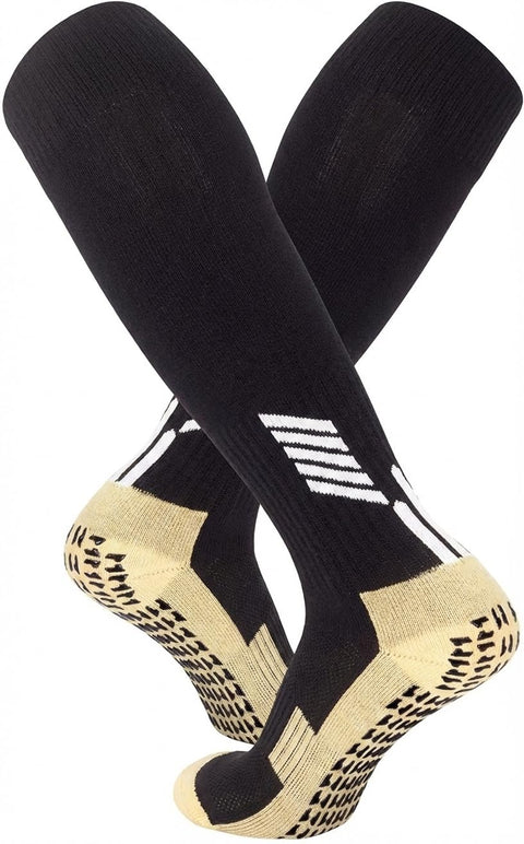 Showday Grip Soccer Socks Anti Slip Non Slip Men's Athletic Socks for Football Basketball Sports