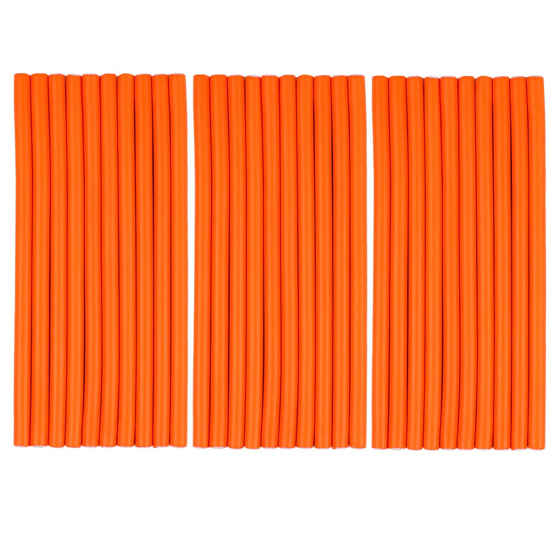 Ms Aloe 3Pack Flexible Curling Hair Rods for Perms Soft Foam Hair Rollers No Heat Hair Rods Rollers Spiral Curlers for Long Medium Short Hair Random Color(Diameter 1.2cm,30Rods)