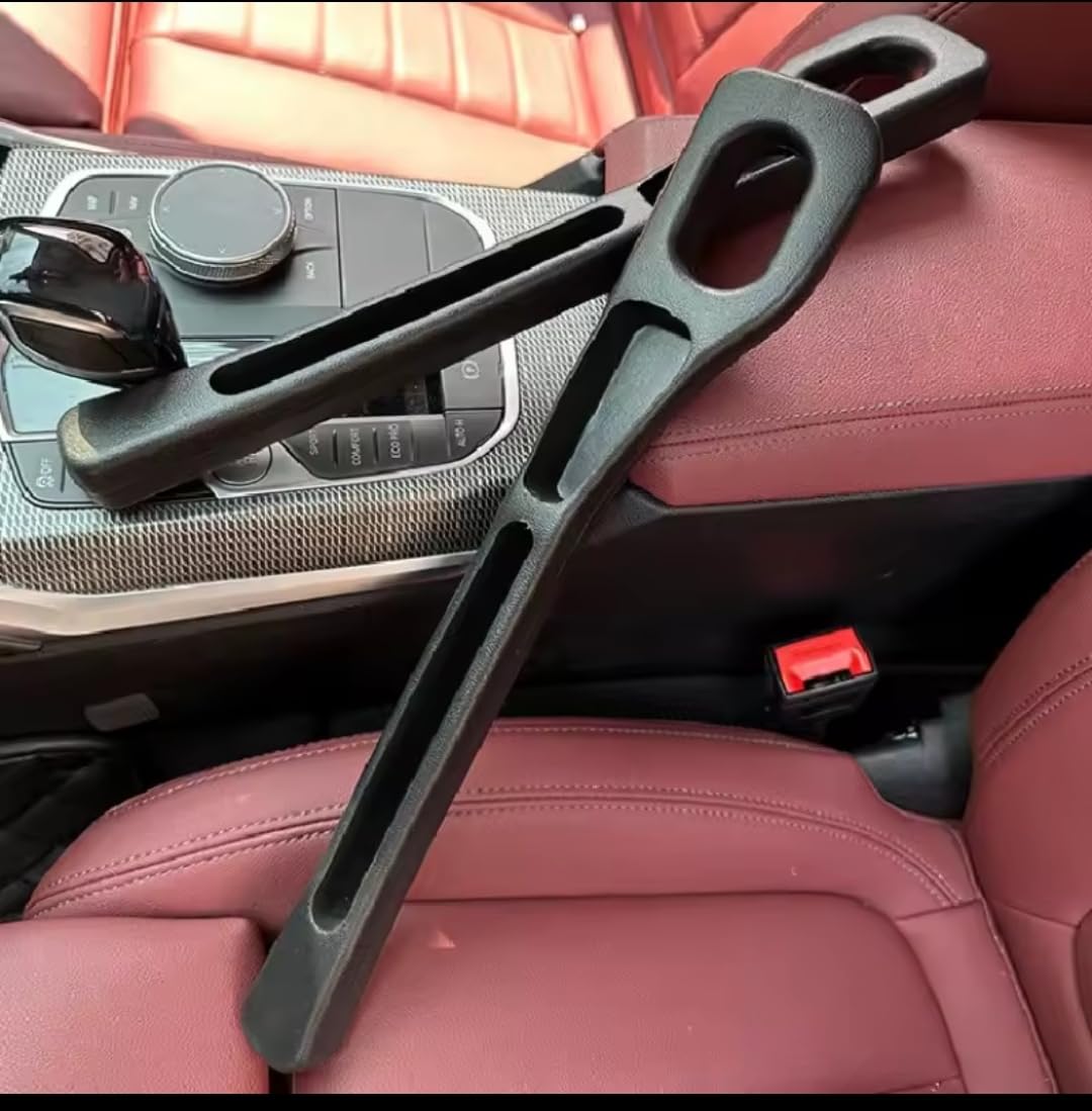 Multifunctional Car Seat Organizer with Storage Slot Holder for Mobile Phone Wallet ID Card Brown