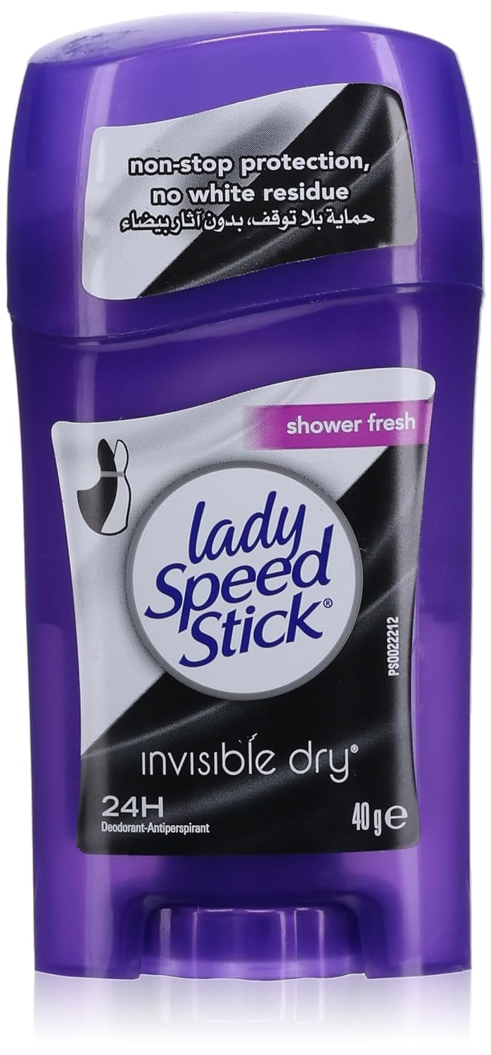 Mennen Lady Speed Invisible Dry Shower Fresh Deodorant for Women, 1.4 oz