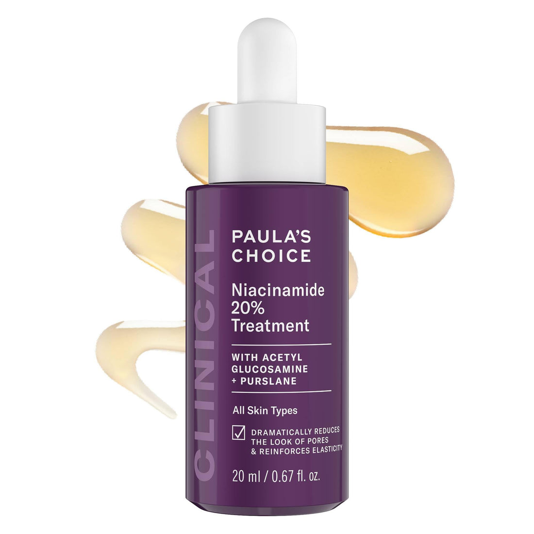 PAULA'S CHOICE 20% Niacinamide Vitamin B3 Concentrated Serum, 0.67oz Dropper Bottle