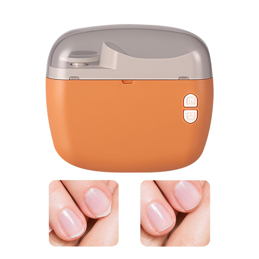 Electric Nail Clipper, Automatic Electric Nail Clipper Polisher, Grinder File Rechargeable Quiet Machine for Kids Seniors Baby Women Men (Press Both Buttons Simultaneously to Power on)