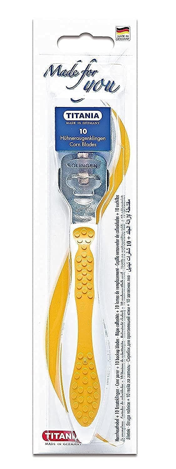 Titania 3038/10B Soft Touch Callo Scissors with 10 Replacement Blades