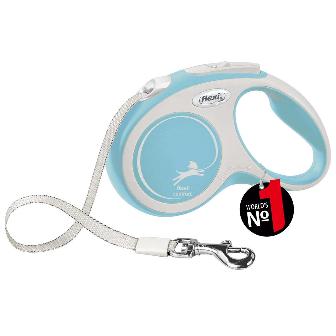 Flexi New Comfort S Tape 5m light blue