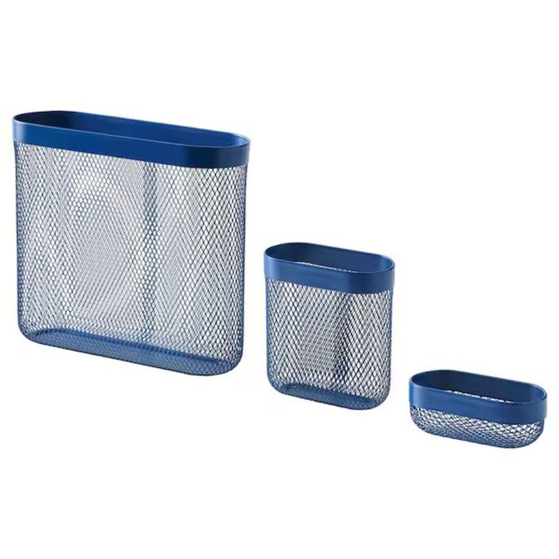 Digital Shoppy SKÅDIS Storage basket, set of 3, dark blue