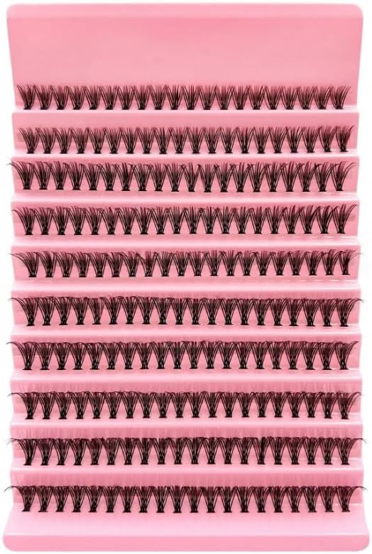 LAHES 144PCS - Extensions Individual Lash Volume 6D mink - FREE EYELASHES - Natural Eyelashes (30P-10 MM)-ONE BY ONE-
