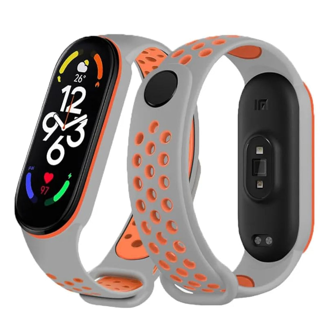 Nexts store Replacement Strap Compatible with Xiaomi Mi Band 3 / Mi Band 4 Strap Wristband Sport Replacement Strap Compatible with Xiaomi Mi Band 3/4