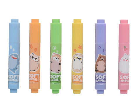 M&G Highlighter Set, Effective Note Highlighting, Chisel Tip, 6 Vibrant Colors
