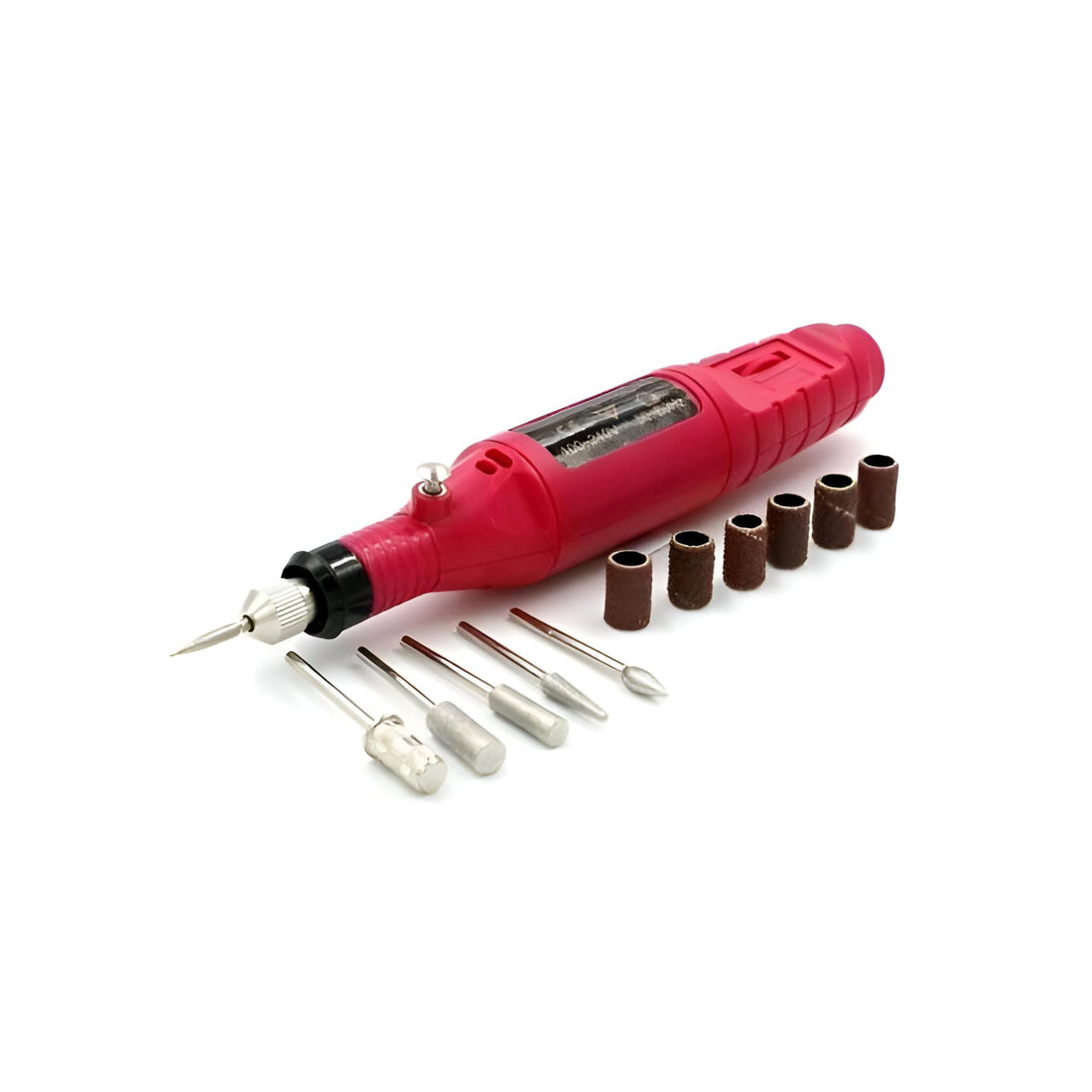 Pink Power - Vibrant pink-toned electric drill with ergonomic grip, built-in safety features, and a broad selection of heads, perfect for precise grooming at home.