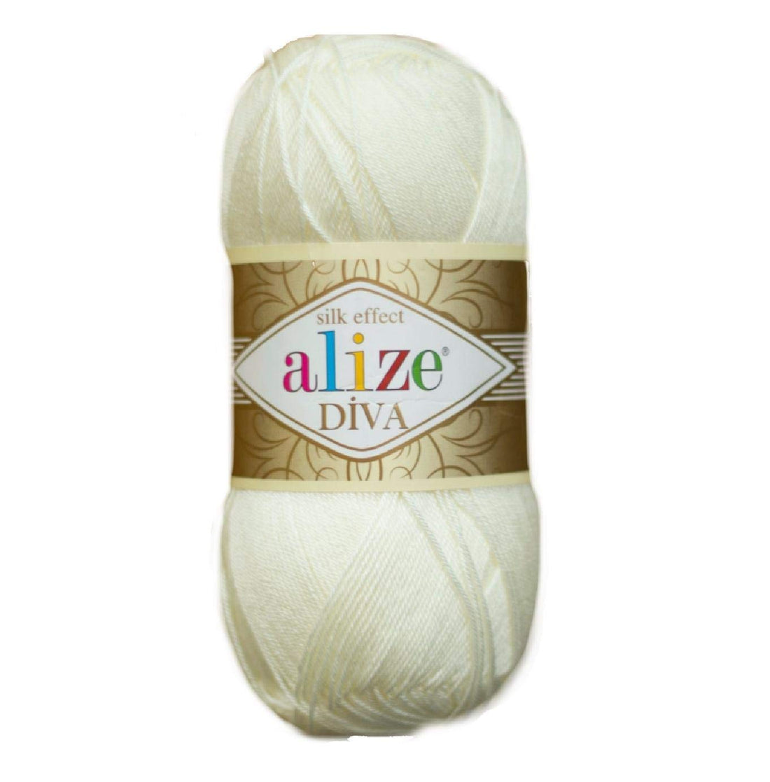 Silk Effect Cream Colour No.62 Crochet and Knitting Yarn