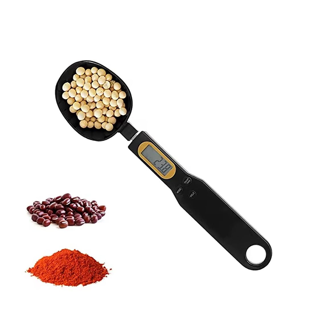 ToolHouse Electronic Measuring Spoon, Digital Spoon Scale, Kitchen Food Measuring Tool with LCD Display Removable Spoon Head for Spices, Flour, Milk Powder and Coffee Powder