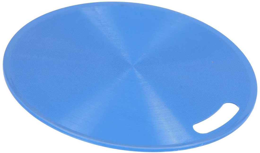 winnerplast Weiner blast round plastic cutting board - multicolored - 16x16 inches