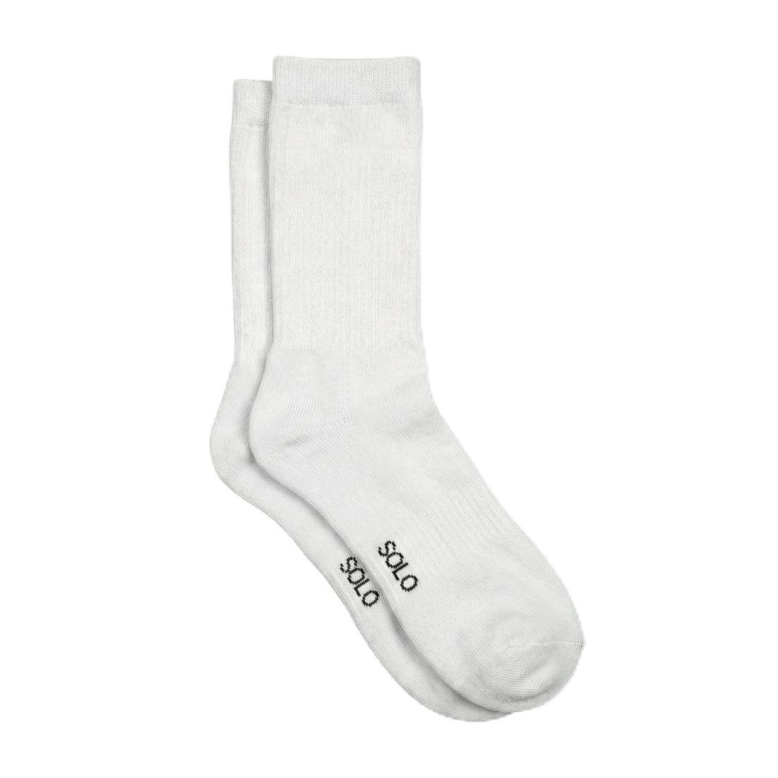Solo Pack of 2 Cushioned Full Towel Padded Cotton Socks, Everyday Wear