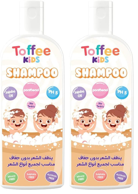 Toffee hair care Kids Shampoo | toffee scent | 250 Ml | Gentle Cleansing & Frizz Control |Nourishing & Moisturizing (Pack of 2)