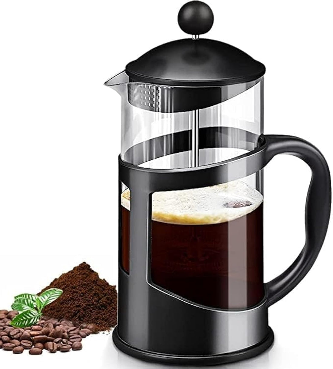 French Press Coffee Maker and Teapot Plunger French Press Coffee Maker for Making Coffee and Tea Better Sharing a Gourmet Coffee 350ML/12oz/1 Cup