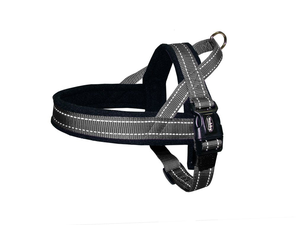 Nobby Norweger Classic Reflect Soft Harness, 2X-Large, Grey