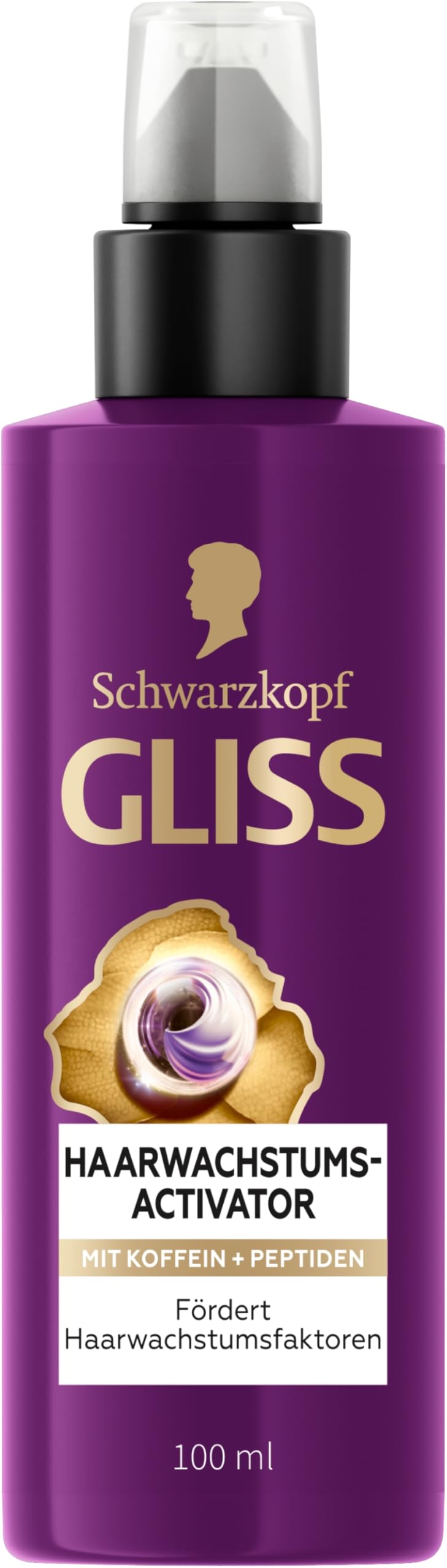 Gliss Full Hair Magic Hair Growth Activator Scalp Serum (100 ml), Hair Serum with Caffeine & Peptides for Weak, Brittle Hair, Hair Care Promotes Hair Growth Factors