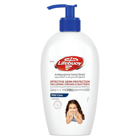 Lifebuoy Mild Care Antibacterial Handwash Made with Activ Silver Formula effective germ protection 500ML