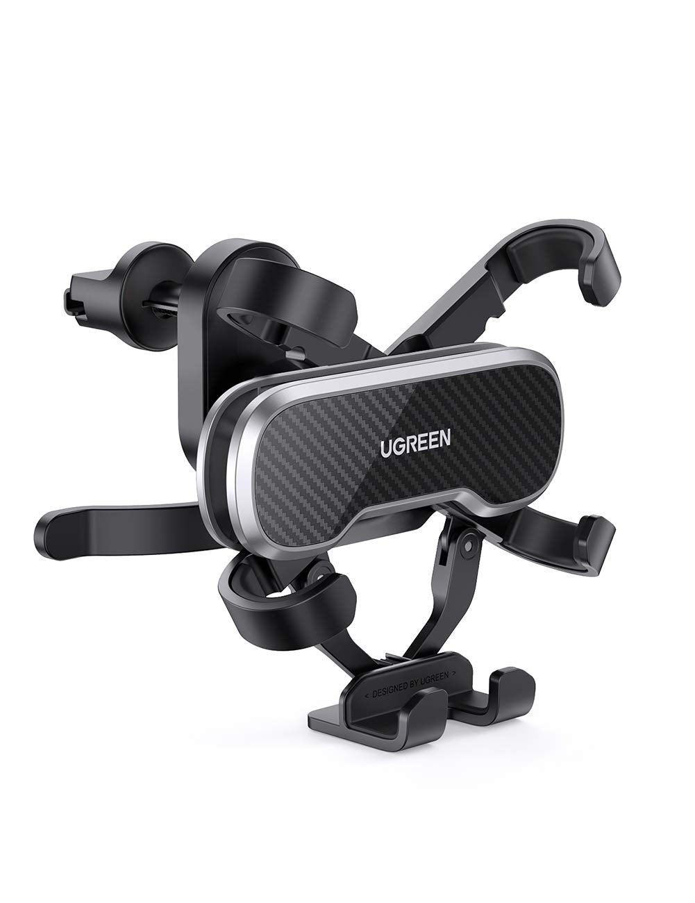 UGREEN Car Phone Holder for Air Vent Mobile Holder Car Cradle with Auto Lock Design Car Phone Mount for Air Vent iPhone Car Holder Car Mount Compatible with Phone15/14/13 Series, Galaxy S23/S22/S21
