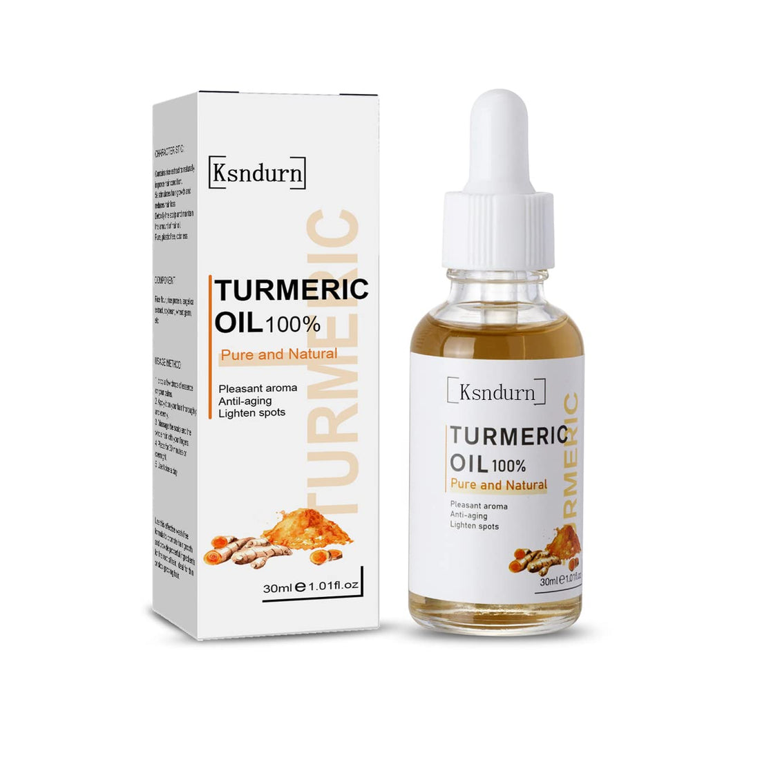 Turmeric Serum Dark Spot Removal, Ksndurn Turmeric Face Serums Oil, Turmeric Dark Spot Corrector Ser