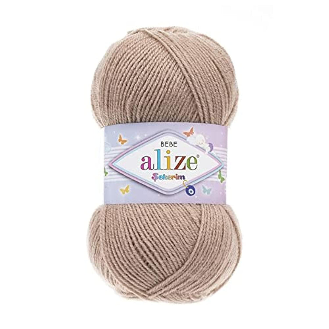 Alize SEKERIM BEBE Beige 256 - Crochet and Knitting Yarn
