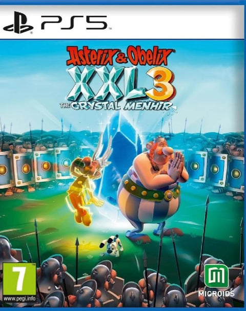 Asterix & Obelix XXL 3 The Crystal Menhir for PS5, Physical Game Disc, Adventure, Local Co-op Multiplayer, PEGI 7