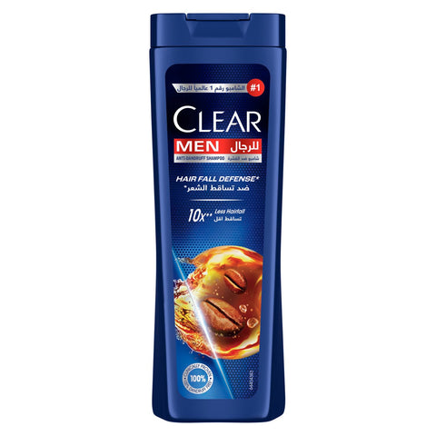 CLEAR Men Anti-dandruff Shampoo Hair Fall Defense, 10X less Hair Fall with Ultra Performance Formula, 180ML