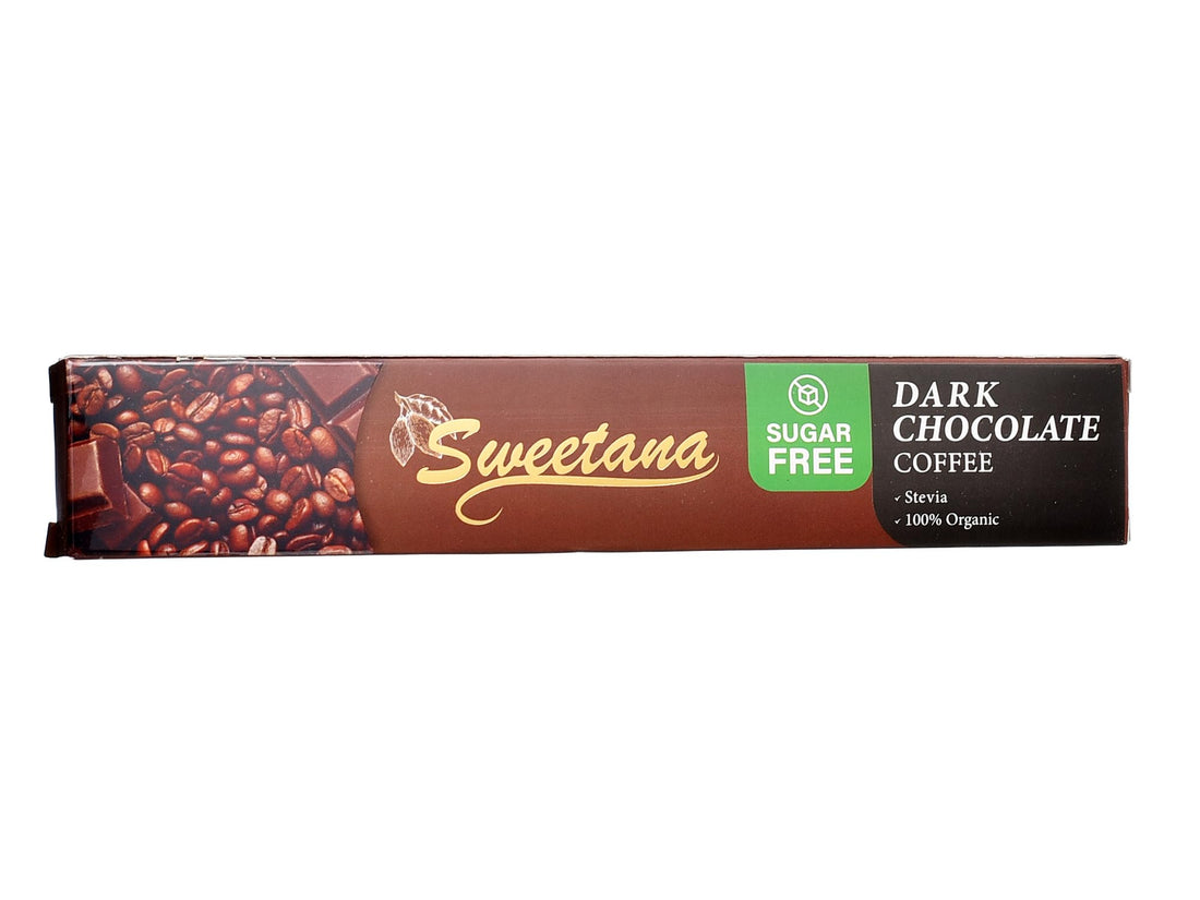Sweetana Free Sugar Dark Chocolate Bar with Coffee 35 g