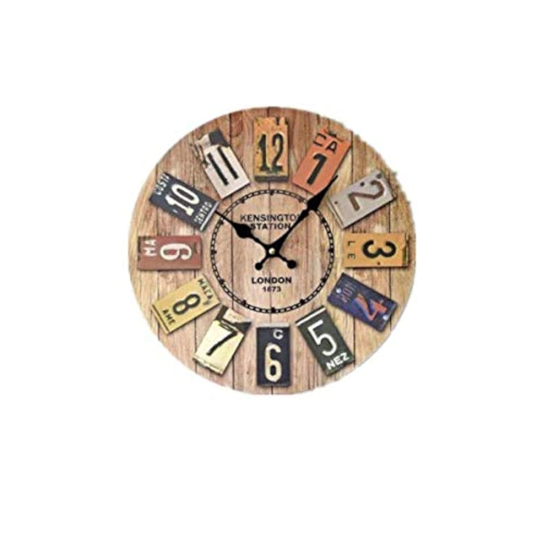 Wood Analog Clock - Wall Clocks-colorful 30 * 30cm - 5974