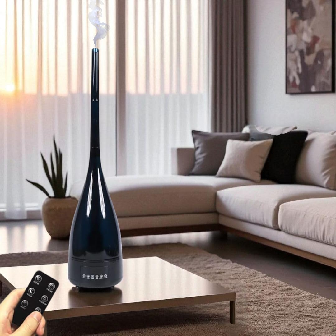 Smart Air Humidifier with Remote Control and Digital Touch Screen, 3.2L Ultrasonic Air Purifier with UV Light, Bacteria Remover, for Kids, Adults, Yoga, Sleep, Office, Home (3.2L,