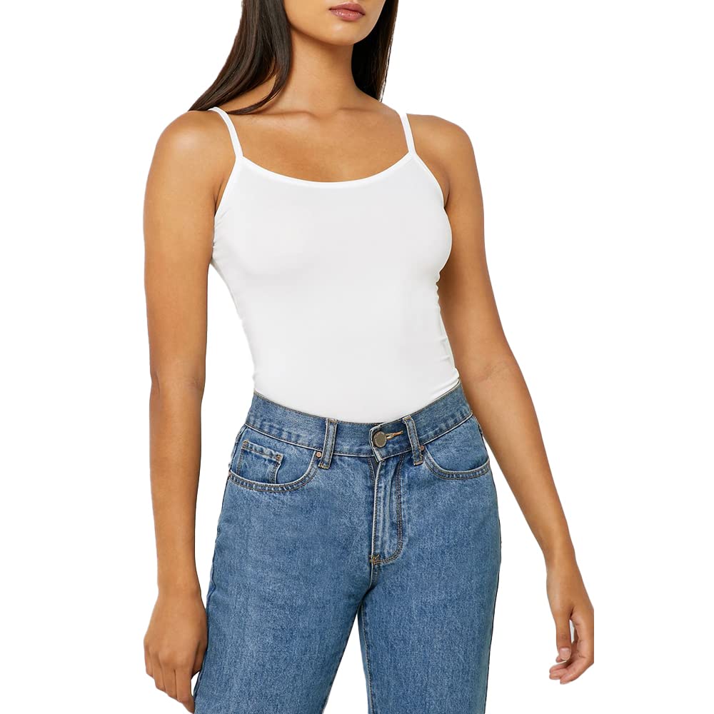Spaghetti Straps Tank Top - Cotton Undershirt - Sleeveless Undershirt For Women
