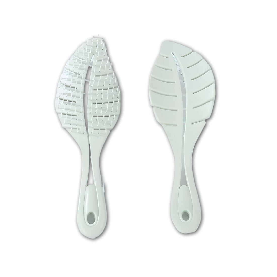 Hair Brush - Unique Openwork Paddle Detangler in Leaf Shape for Effortless Detangling, Suitable for Women, Girls, and Professional Salon Use (option 3)